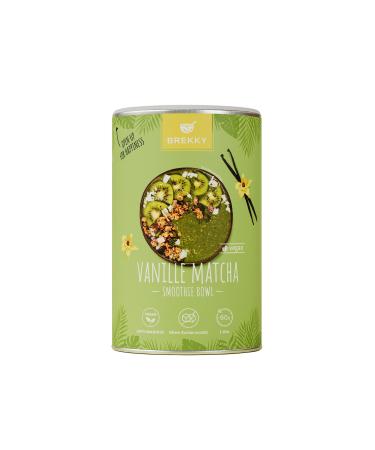 BREKKY - VANILLE MATCHA - Smoothie Bowl - vegan - 100% of course ingredients - without added sugar - Easy preparation - Superfood mix - breakfast