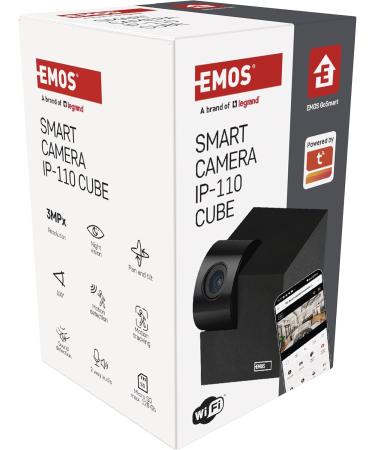 Buy Emos Gosmart WiFi Monitoring Camera - 3MP/1296P Indoor Smart Home Animal Camera Alexa & Google Assistant Compatible Rotating & Tiltable Camera for Pet Monitoring - Buy Online on SooperMarket.com