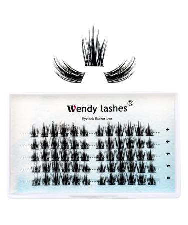 Individual Lashes C Curl Cluster Lashes 0.07mm 12mm DIY Lash Extensions Wide Stem Individual Eyelash Clusters Reusable Soft and Wispy Clusters Eyelash Extensions(FD-D33-0.07-C-12) RR-12mm D33-0.07-C