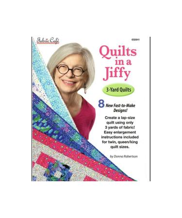 Fabric Cafe Quilts in a Jiffy 3 Yard Quilt Pattern Book 1 Pack
