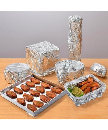 Lineslife Heavy Duty Non-Stick Aluminum Foil Wrap 12x65' - Pack of 4 | Thicker, 65 Sq Ft Aluminum Roll - Buy Online on SooperMarket.com