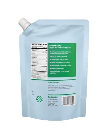 FiberYum Tapioca/Cassava Pre-Biotic Soluble Fiber Syrup - New Formula, Non-GMO, Corn-Free - 2.5lb (Pack of 1) - Buy Online on SooperMarket.com
