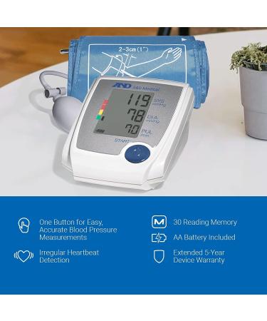 LifeSource UA-705VL Manual Inflation Upper Arm Blood Pressure Monitor with Large Cuff - Buy Online on SooperMarket.com