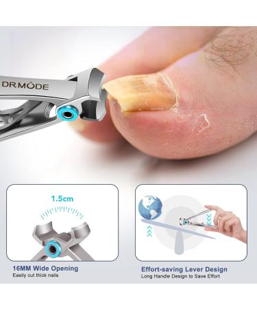 DRMODE PROFI Footnail Pliers Set - Super Sharp Nail Scissors & Clippers for Thick Nails Ingrown Nails - Complete 6-Piece Manicure Kit - Buy Online on SooperMarket.com