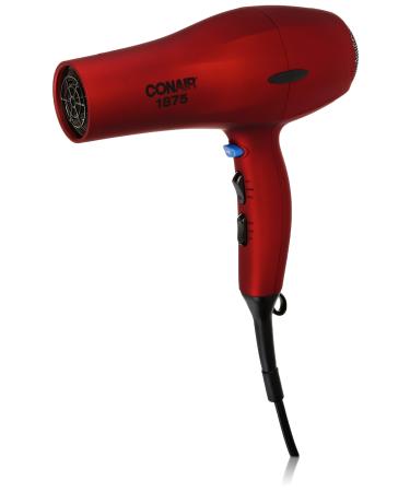 Conair 1875 Watt Velvet Touch Hair Dryer Red