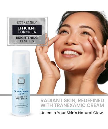 OMIC 10% Tranexamic Acid Cream | Skin Brightening & Dark Spot Reducer | Moisturizer with Coconut Oil & Vitamin E 1 fl oz / 30ml - Buy Online on SooperMarket.com