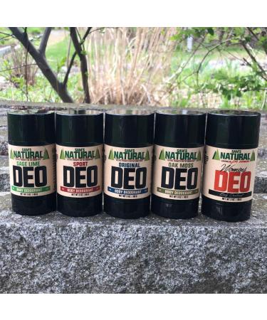 Sam s Natural Deodorant - Sage Lime - Holiday Gifts - Stocking Stuffers - Gifts for Men - Aluminum Free - No phthalates parabens sulfates or dyes - Made in USA - Vegan Cruelty Free - 3 oz - Buy Online on SooperMarket.com