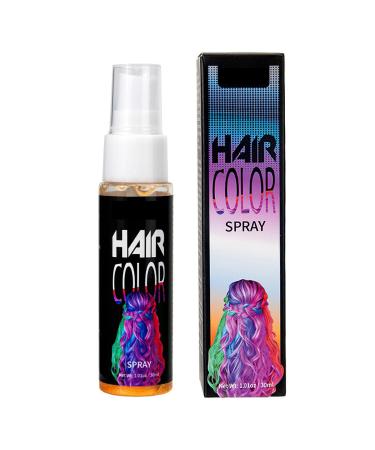 MIELIKKI Temporary Hair Color Spray Wash Out Hair Colour Wax Washable Party Fancy Dress Up Yellow Gold