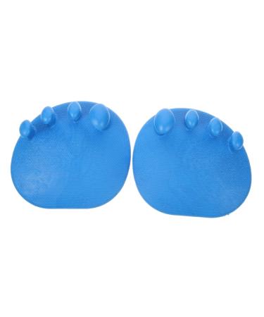 KOMBIUDA 1 Pair Toe Splitter Thumb Spica Splint Thumb Protector Nail Protector Toe Separator Toe Separators for Overlapping Women Correct Toe Stretchers Toe Protectors Foot Correctors Blue 11X10X6CM