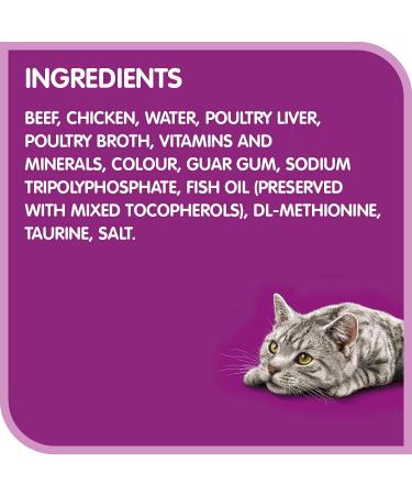 Whiskas Perfect Portions Wet Cat Food Pat - Beef - 75g (24 Pack) Pat Beef 1 count (Pack of 24) - Buy Online on SooperMarket.com