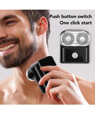 Mini Rotary Beard & Body Hair Trimmer - Cordless Portable Type C Charging | Ideal for Home & Travel Grooming - Buy Online on SooperMarket.com