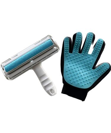 Lint Brush and Pet Brush Glove 2 Packs