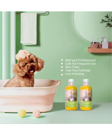 Nobleza Dog & Cat Shampoo | Anti-Itching Anti-Bacterial Sensitive Formula for Puppies & Kittens | 250ml Lemon Grass - Buy Online on SooperMarket.com