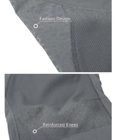 Men's Quick Dry Lightweight Hiking Cargo Capri Pants - Grey, Size 38 - Buy Online on SooperMarket.com