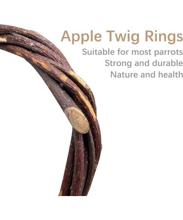 LIMIO 7 PCS Bird Parrot Swing Chewing Toys - Natural Wood Perch and Cage Toys for Small Parakeets, Cockatiels, Conures, Finches, Budgies, Parrots, Love Birds - Buy Online on SooperMarket.com