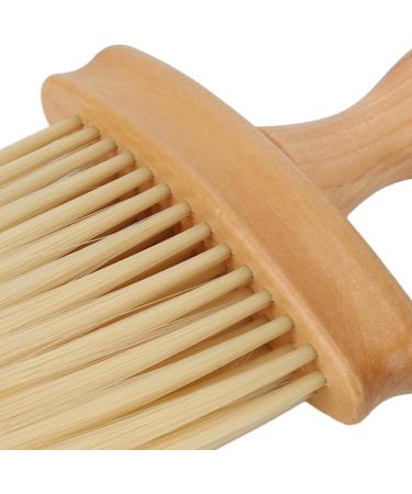 Neck Duster Multifunctional Barber Brush Neck Duster Nylon Bristles Simple Style Neck Duster with Wooden Handle Barber Brush for Hair Cutting Hairdressing Barber Shop Household - Buy Online on SooperMarket.com