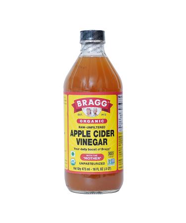 Bragg Organic Apple Cider Vinegar with the Mother - 2 Pack, 16oz Each - USDA Certified, Raw & Unfiltered - Buy Online on SooperMarket.com
