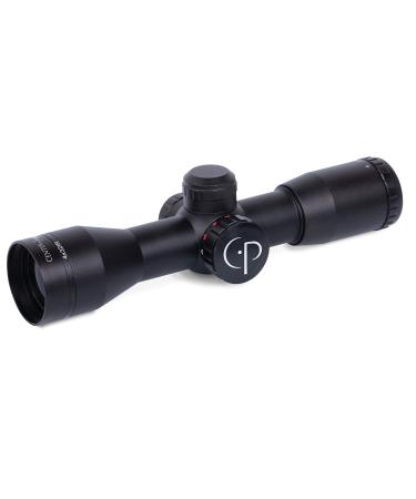 CenterPoint Optics LC432ERG2 Red/Green 4x32mm Illuminated Multi-Line Reticle Crossbow Scope With Picatinny Rings