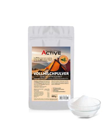 GOLDEN PEANUT ACTIVE whole milk powder spray dried 600 g instant dry milk powder camping travel