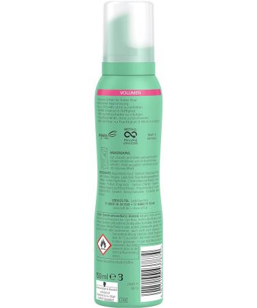 Taft Mousse Volume for Fine Hair (150 ml) Hold Level 4 Hair Mousse for Volume and Strong Hold Hair Styling with 24 Hours Long-Lasting Hold Vegan Formula - Buy Online on SooperMarket.com