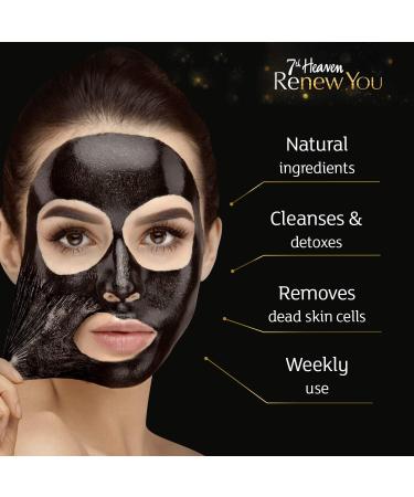 7th Heaven Renew You Blackhead Detox Deep Pore Cleansing Peel Off Mask Black Clay and Witch Hazel 0.021 Kg - Buy Online on SooperMarket.com