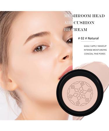 Ownest Mushroom Head Air Cushion BB Cream - Concealer & Moisturizer for Even Skin Tone - Natural Makeup Primer - Buy Online on SooperMarket.com