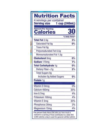Almond Breeze Dairy Free Almondmilk Unsweetened Vanilla 32oz (Pack of 6) - Vegan, Non-GMO, Unsweetened Vanilla Almond Milk - Buy Online on SooperMarket.com