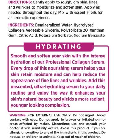 Nature's Truth Collagen Serum 1 oz: Skin Hydration & Anti-Aging Formula - Buy Online on SooperMarket.com