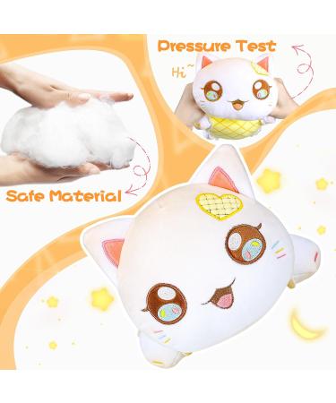Laibuy Cat Stuffed Animal Toy | Soft Cat Cushion Plush Pillow for Kids | Funny Pussy Plushie Gift | Orange Kitten Stuffed Toy - Buy Online on SooperMarket.com