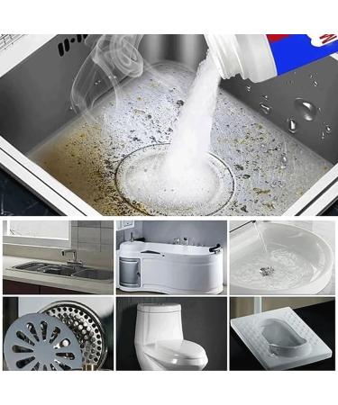 GeRRiT Meledmatte Powerful Pipe unblocking Agent Toilet Pipe unblocking Agent Pipe unblocking and Drainage Gel Deodorant Kitchen and Bathroom Pipe Quick Cleaning Tool 3pcs - Buy Online on SooperMarket.com