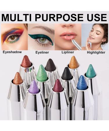 YES.EYE DO Gel Eyeliner Waterproof Smudgeproof Retractable Eyeliner Gel with built-in sharpener Colored Glitter Eyeliner Highly Pigmented and Creamy (Ocean) - Buy Online on SooperMarket.com