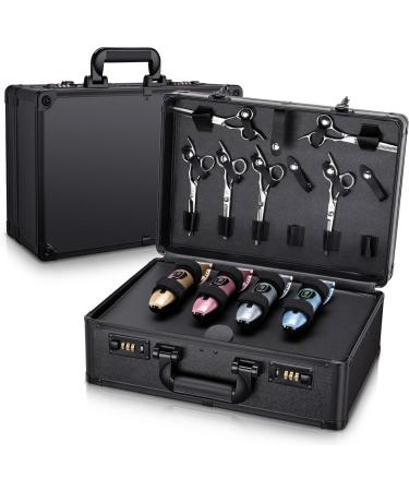Shop Noverlife Large Barber Carrying Case w/Code Lock | Ultimate Hairdresser Toolbox Organizer for Stylists & Groomers - Portable Travel Suitcase - Buy Online on SooperMarket.com