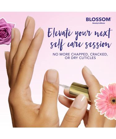 Blossom Hydrating Cuticle Oil with Real Flowers - Juicy Peach Scent - Made in USA - 0.42 fl. oz - Buy Online on SooperMarket.com