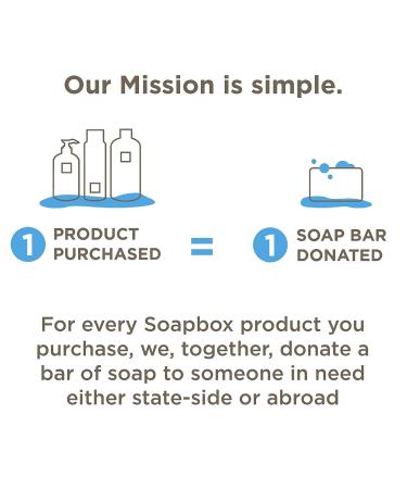 Soapbox Body Wash - Bamboo & Green Tea | Moisturizing Cleanser w Aloe Vera & Shea Butter | Vegan, Cruelty-Free, Paraben & Gluten-Free | 16oz (Pack of 3) - Buy Online on SooperMarket.com