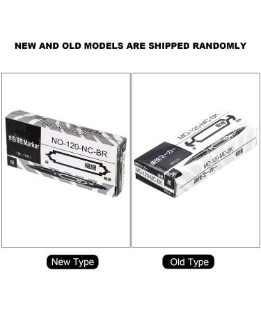 Black Tattoo Marker Pen Set - 10 Body Temporary Skin Markers for Tattooing - Buy Online on SooperMarket.com