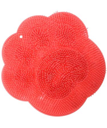 KOMBIUDA Lazy Back Rub Pad Foot Massager Bathroom Non-skid Foot Scrubber Care Cleaning Pad