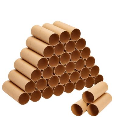 36 Pack Brown Cardboard Tubes for Crafts, DIY Craft Paper Roll for Classroom, Diorama (1.6 x 4.7 in)