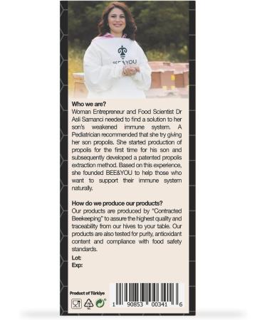 BEE and YOU Propolis Throat Spray - 300 mg Bee Propolis per day - Natural Immune Support Sore Throat Relief Antioxidants Keto Paleo Gluten-Free 1 Fl Oz (30 ml) (Propolis) - Buy Online on SooperMarket.com