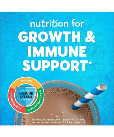 PediaSure Grow & Gain with Immune Support Kids Protein Shake - Chocolate, 8 Fl Oz (Pack of 6) | 27 Vitamins & Minerals, 7g Protein, Non-GMO & Gluten-Free - Buy Online on SooperMarket.com