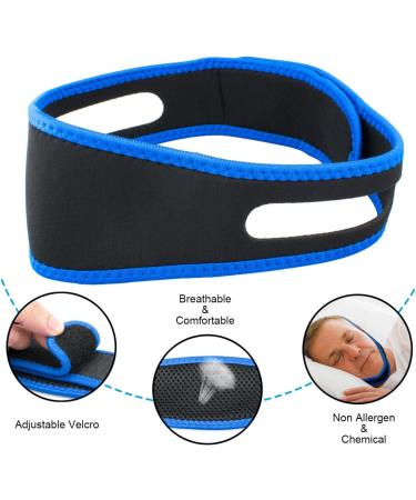 2023 Newest Anti Snoring Chin Strap - Effective Stop Snoring Aid for Men and Women - Adjustable & Breathable - Buy Online on SooperMarket.com