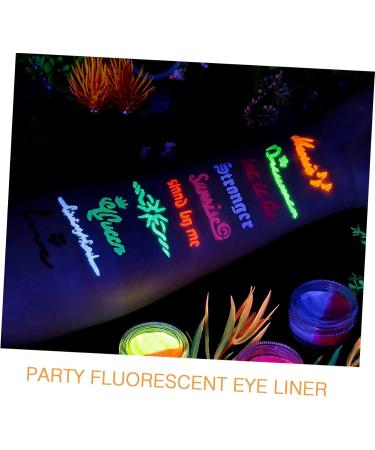 Healeved 6pcs Portable Eye Liner Gel Liner Eyeliner Party Fluorescent Eye Liner Colored Eyeliners - Buy Online on SooperMarket.com