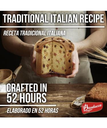 Bauducco Panettone Classic - Moist & Fresh Fruit Holiday Cake - Traditional Italian Recipe With Candied Fruit & Raisins  The Perfect Gift During the Holidays - 26.2oz 26.2 Ounce (Pack of 1) - Buy Online on SooperMarket.com