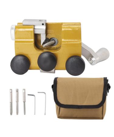 Chainsaw sharpening set portable crank-chain sowing blade sharpener with a 3-part hardwolf fram-sharpener-sowing accessories