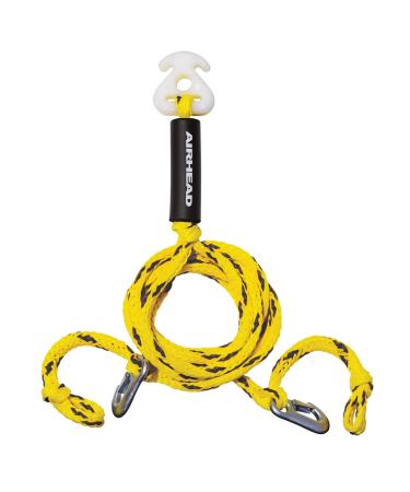 AIRHEAD Heavy Duty Tow Harness for 1-4 Rider Towable Tubes, Water Skis, Wakesurf Boards and Wakeboards, Multiple 12-Feet