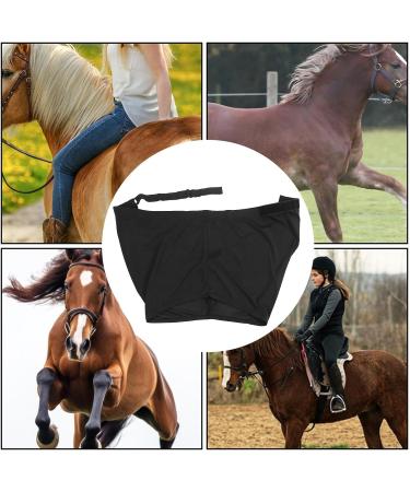 Stretch School Protection for Horses | Elastic Shoulder & Breast Protection Vest - Comfort Fit Anti-Bibs Black L - Buy Online on SooperMarket.com