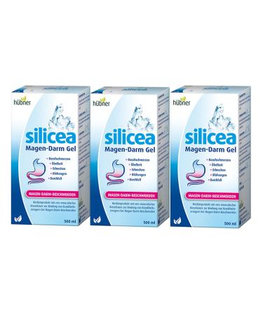 H bner original Silicea Gel gastro-intestinales 3 x 500ml vorrats Pack