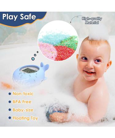Waterproof Floating BPA-Free Digital Baby Bath Thermometer with Mute Alarm - Bath Time Toy - Buy Online on SooperMarket.com