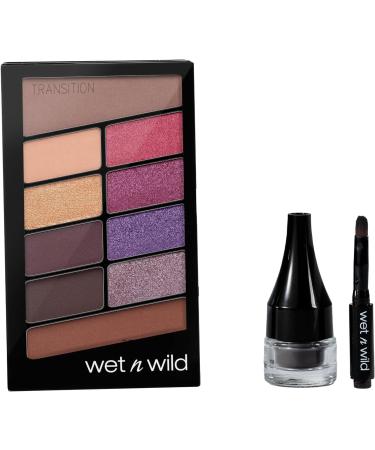 Wet n Wild Ultimate Eye Look Set Make-up Set with Long-Lasting Brow Pomade & Color Icon 10 Pan Shadow Palette Creamy Pomade and High-Pigmented Eyeshadow for Intense Blendable Looks Ultimate Eye Look - V.1 - Buy Online on SooperMarket.com
