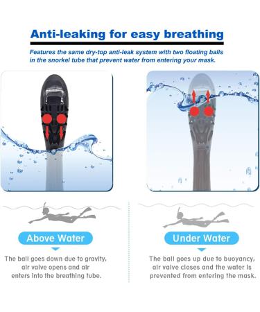 Jwintee Full Face Snorkel Mask | 180 Panoramic View for Kids and Adults | Camera Mount | Anti-Leak & Anti-Fog | Safe Breathing | Green/Black Medium - Buy Online on SooperMarket.com
