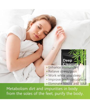 Detox Foot Patches - Natural Bamboo Vinegar & Ginger - 20 Pcs for Impurity Removal & Relaxation - Buy Online on SooperMarket.com